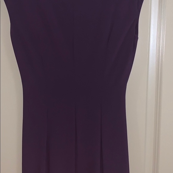 Dark purple American Living ruffle dress - Picture 4 of 5